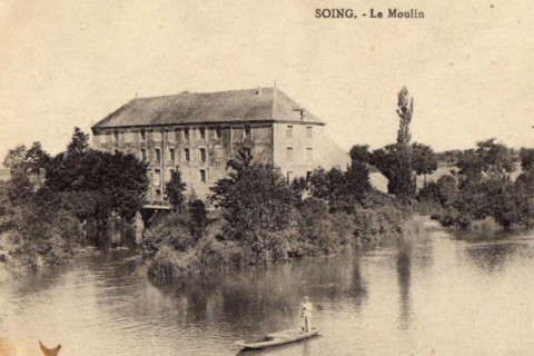 Le moulin de Soing à l'époque